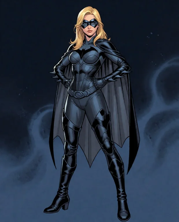 Comic Style,young Caucasian Woman Named Barbara Wilson. She...