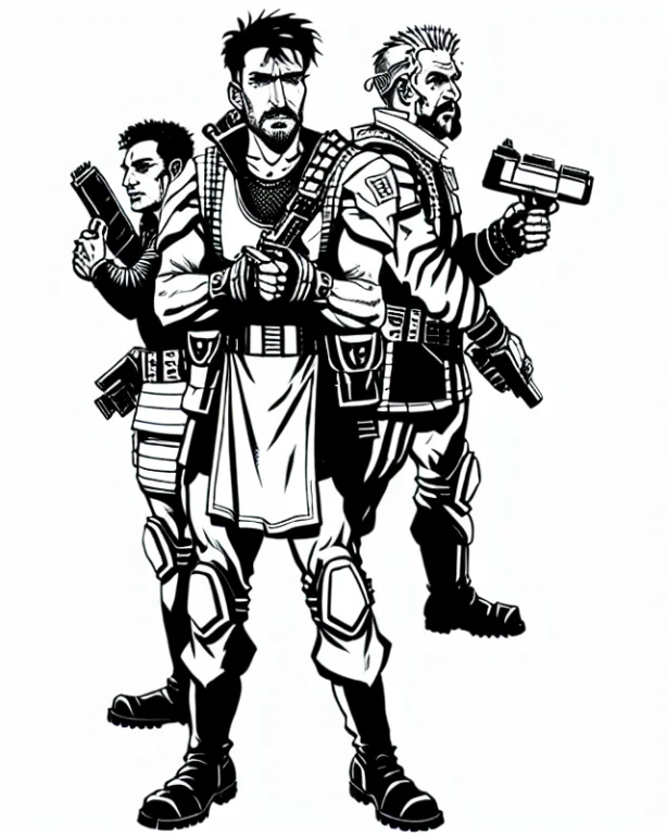 Alloldrpgarts1 Weapon, Monochrome, Gun, Greyscale, Multipleb...