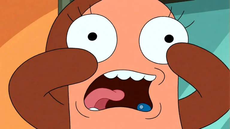 Ftrmssn6, A Close-up Captures A Cartoon Creature With Large,...
