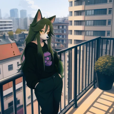 Corgi Female Furry, Anthropomorphic, Fursona, Furry, Dark Gr... — Stable Diffusion AI Prompt: corgi female furry, anthropomorphic, fursona, furry, ((dark green fur)), fully c...