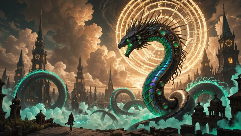 Masterpiece, Best Quality, Centered, Ethereal, Cyclopean Cit...