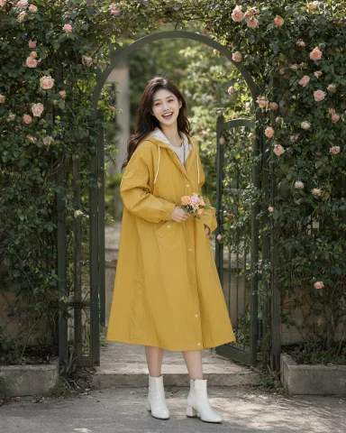 Korean Woman In Her Mid 20s, Dressed In Everyday Clothing, F... — Stable Diffusion AI Prompt: Korean woman in her mid 20s, dressed in everyday clothing, full body, mustard ye...