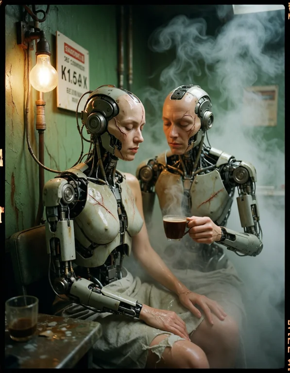 Create A Refined Photorealistic Photograph Centered On An Cy...