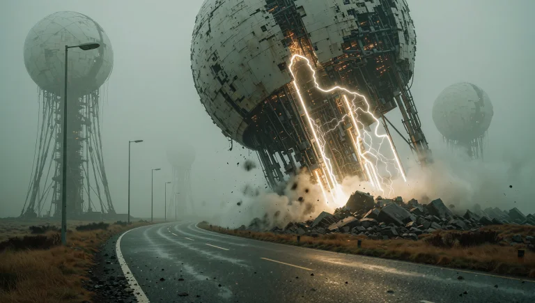 This Is A Digital Cgi Image Depicting A Surreal, Sci-fi Scen...
