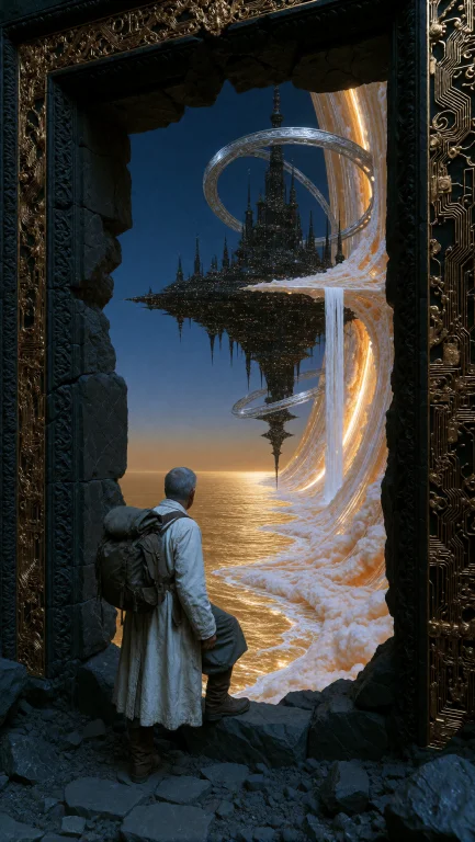 Dcvstexp. Cinematic Architectural Wide Shot From Within A Ru...