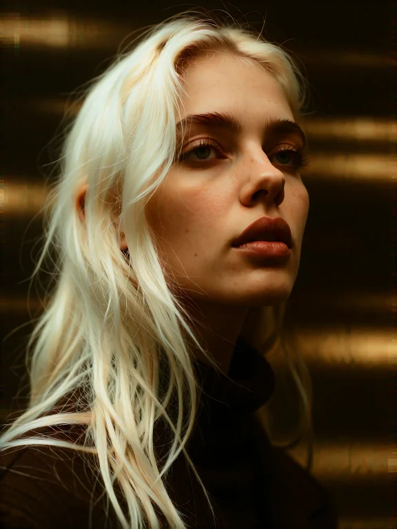 Editorial Photography Analog Image Is Featuring A Poised You...