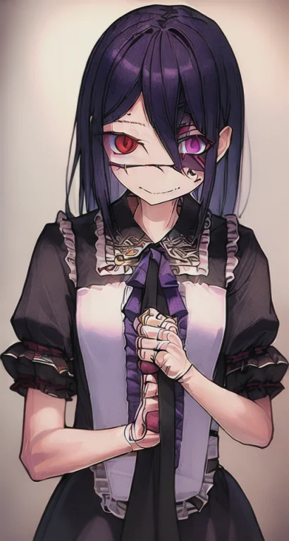 Masterpiece, Best Quality, Ageha1.4, Purple Hair, Red Eyes,...