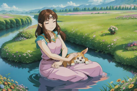 Ghibli Style, Many Colors, Correct Anatomy, Perfect Lighting... — Stable Diffusion AI Prompt: ghibli style, many colors, correct anatomy, perfect lighting, vibrant, ultra det...