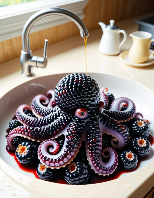 8. A Towering Deep-sea Octopus Entirely Composed Of Tightly...