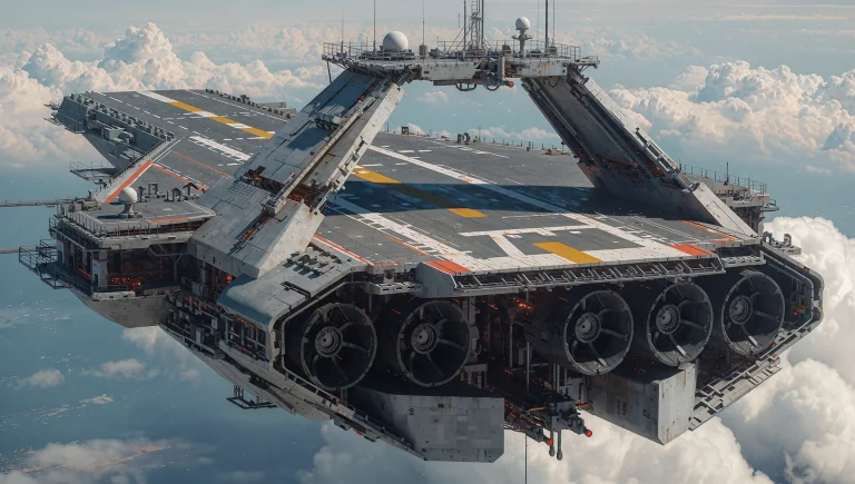 This Is A Digital Cgi Image Depicting A Futuristic, Sci-fi A...