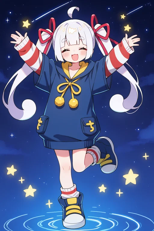 Tsukimipiemochiko, 1girl, Standingononeleg, Openmouth, Close...