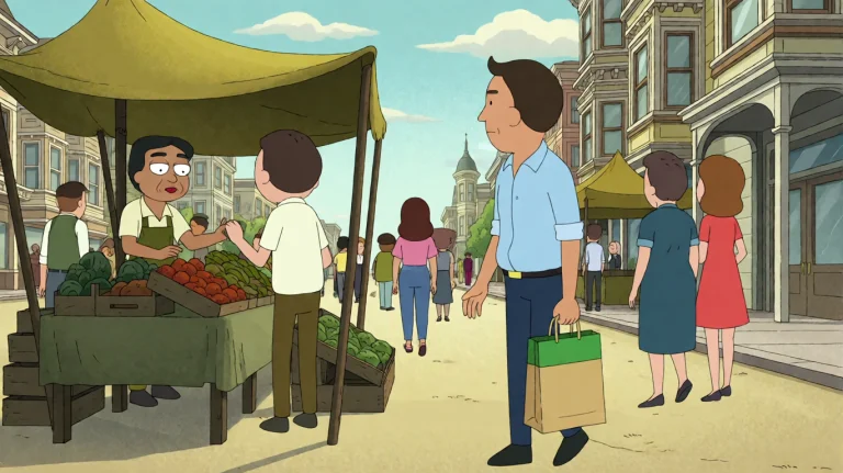 Rckandmrty7, A Man In A Light Blue Shirt Carries A Green-top...