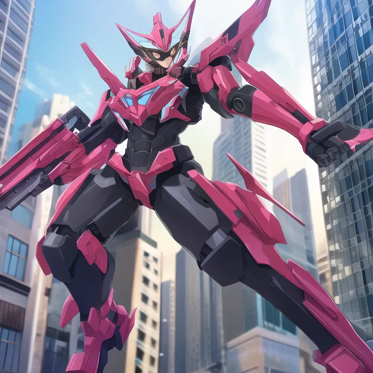 Highest Quality, Masterpiece, Best Quality, Posing On A City...