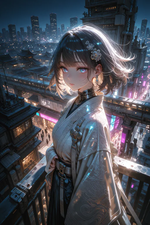 A Masterfully Detailed Cinematic 2d Anime Illustration Of A...
