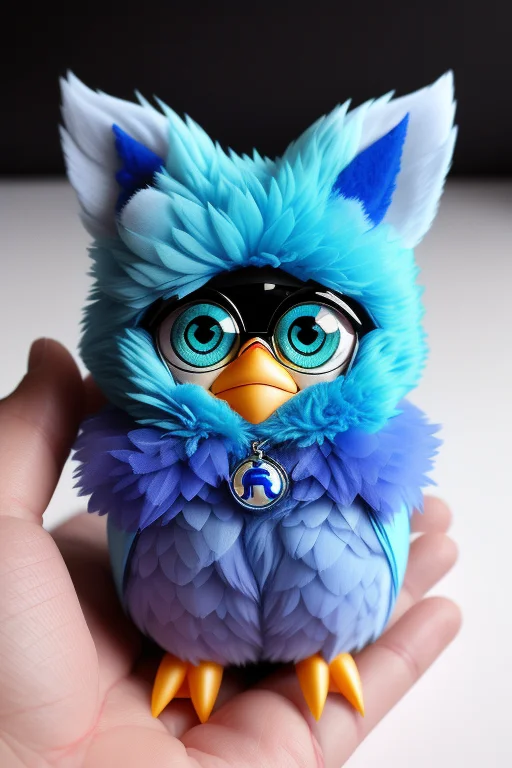 A Cute Foorbyv2, About The Hand, Blue Color, High Quality, H...