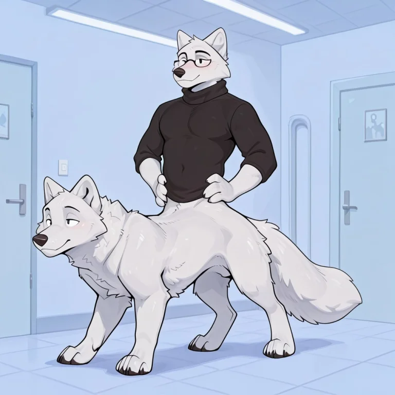Reartaur, Taur, 1boy, Solo, Furry Male, Anthro, Hands On Hip...