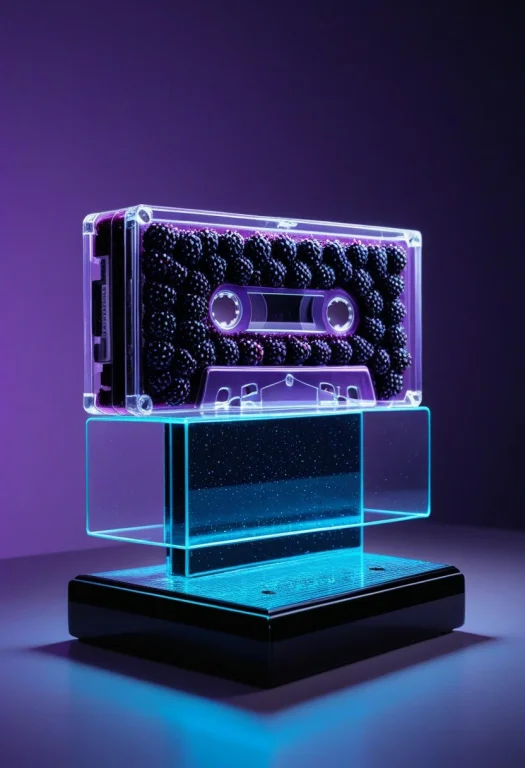 8k, Raw Digital Photo, Blackberryworld Vintage Cassette Tape...