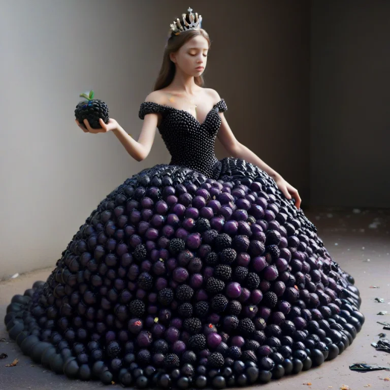 A Princess Taking Out The Trash While Wearing An Absurdly Bl...