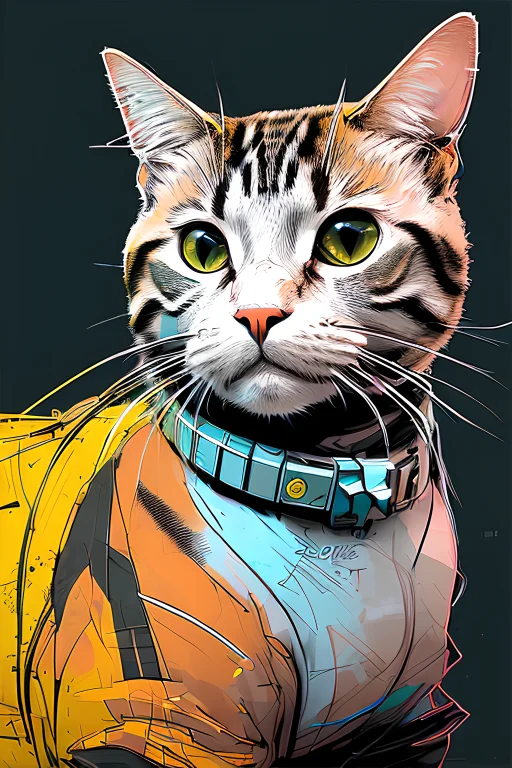 Samdoesarts1.3, Nvinkpunk, A Photorealistic Portrait Of A Ca...