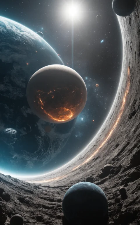 Professional 3d Model Surreal Space,lorablack Hole0.0,cosmic...