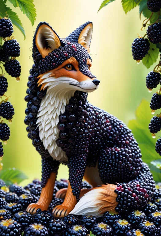 Lorablackberryworldmorth1 Fruit, Blackberryworld Fox Made Of...