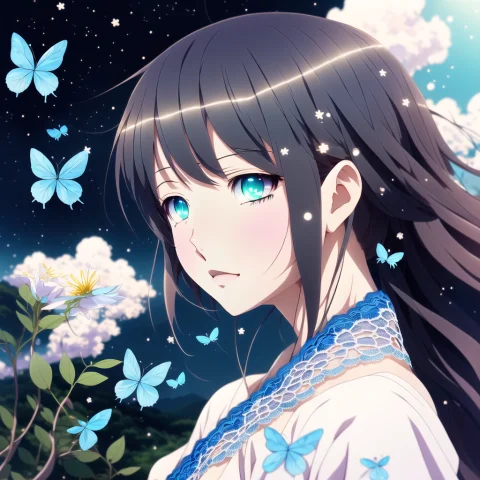 A Portrait Of A Beautiful Woman With Flowers By Holosomniala... — Stable Diffusion AI Prompt: a portrait of a beautiful woman with flowers by holosomnialandscape, detailed pr...