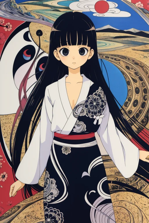 1girl, Loranikorashi-kav10.8 Nikorashi Ka Style, Detailed Ar...