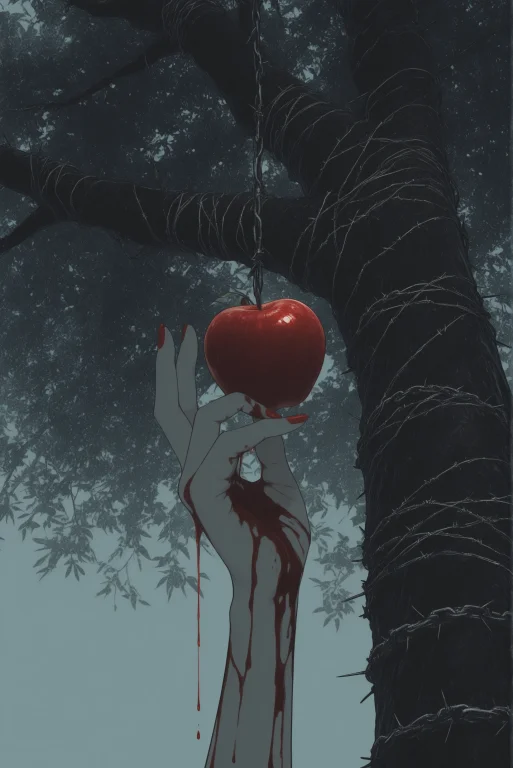 Masterpiece, Best Quality,score7,lorasinozickani1,, An Apple...