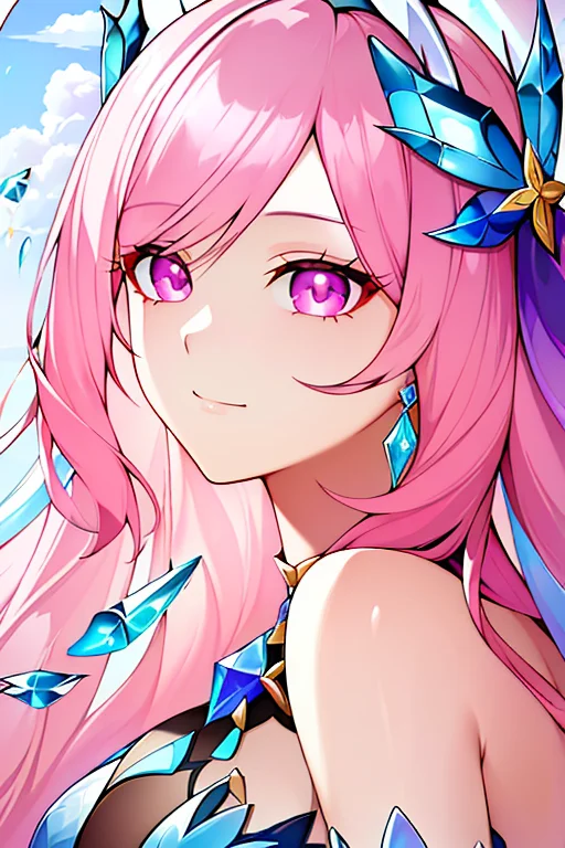 Style-glass1.1, Honkai Impact, Elysia, Perfect Feminine Face...