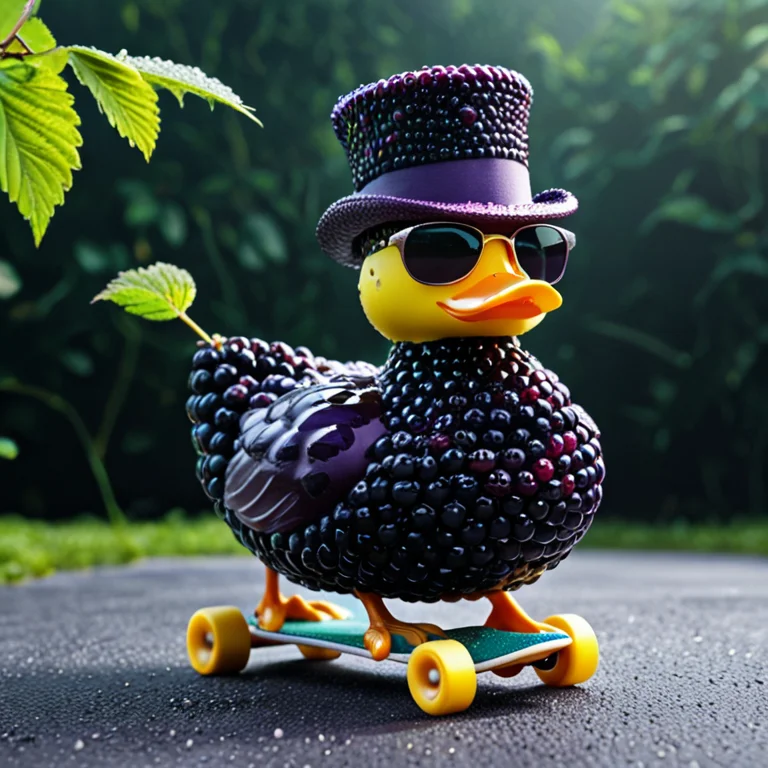 Blackberryworld, A Giant Rubber Duck Wearing A Top Hat And S...