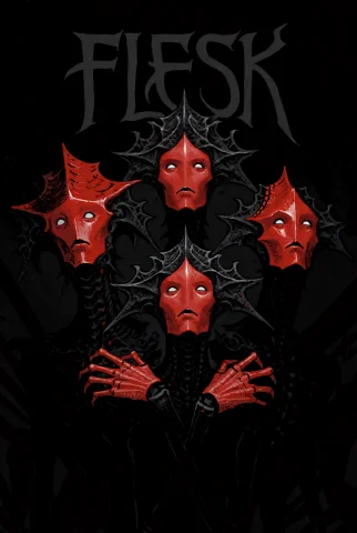 Semi Realistic, Eldritch Horror, Four Heads Looking Straight... — Stable Diffusion AI Prompt: semi realistic, eldritch horror, four heads looking straight with unfazed expres...