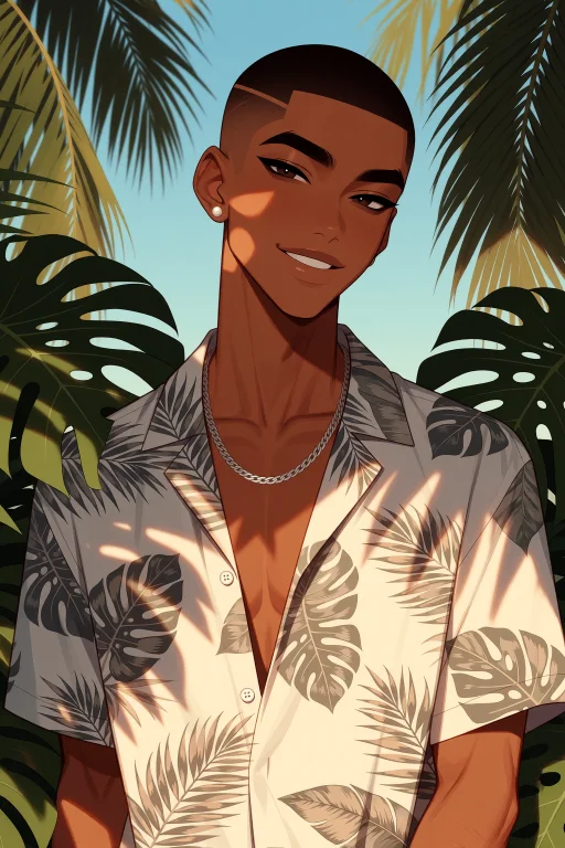 Highres, Absurdres,b0t15r1f, A Vibrant Digital Portrait Depi...