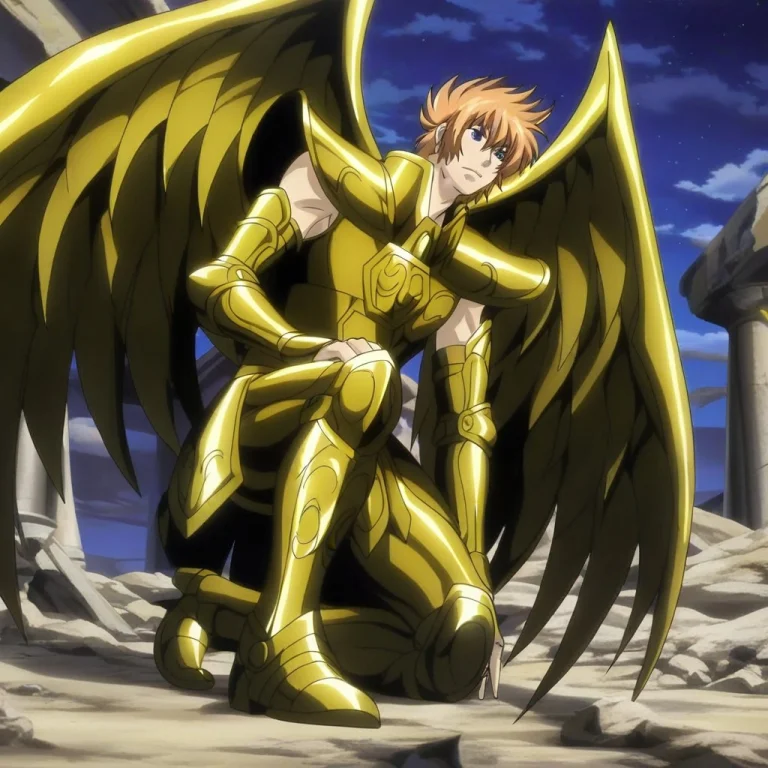 Sisyphus , Sisyphus, Saint Seiya, 1boy, Male Focus, Wings, A...