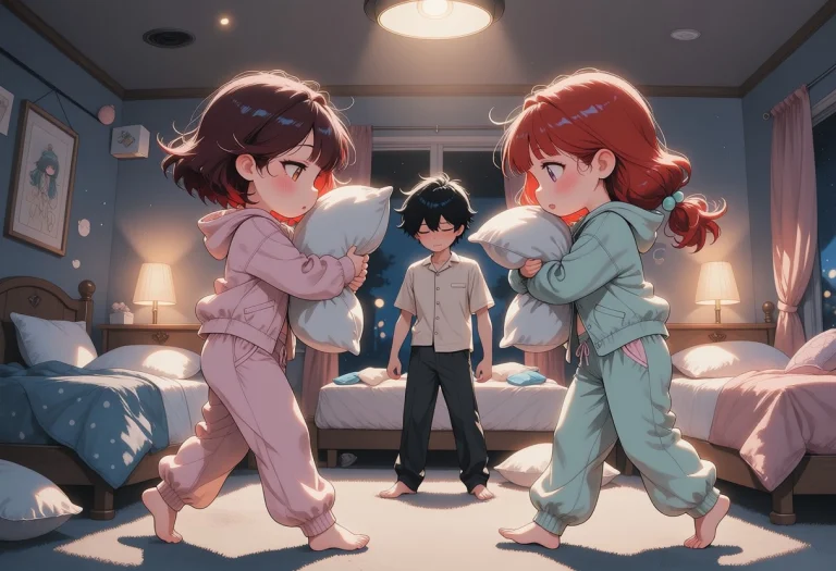 Masterpiece, Very Aesthetic Subject Two Cute Girls In Chibi...