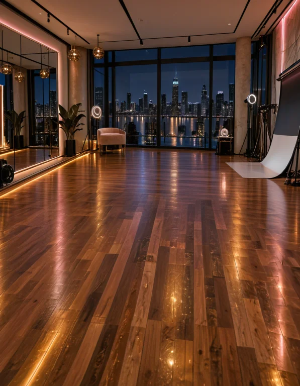 Cr34t0r L0ft, Photorealistic Private Dance Studio, Frontal C...