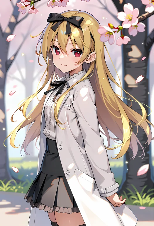 Newest, Safe, 1girl, Solo, Yue Sama, Blonde Hair, Red Eyes,...