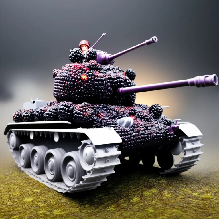 A Tanks Driving Through An Cirtyn Blackberryworld