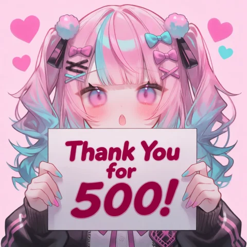 Pastel Color Pallete, Aesthetic. A Jirai Kei Girl With Pink... — Stable Diffusion AI Prompt: Pastel color pallete, aesthetic. A jirai kei girl with pink hair holding a sign...