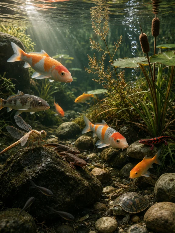 A Wide, High-resolution Underwater Nature Photograph Shows A...