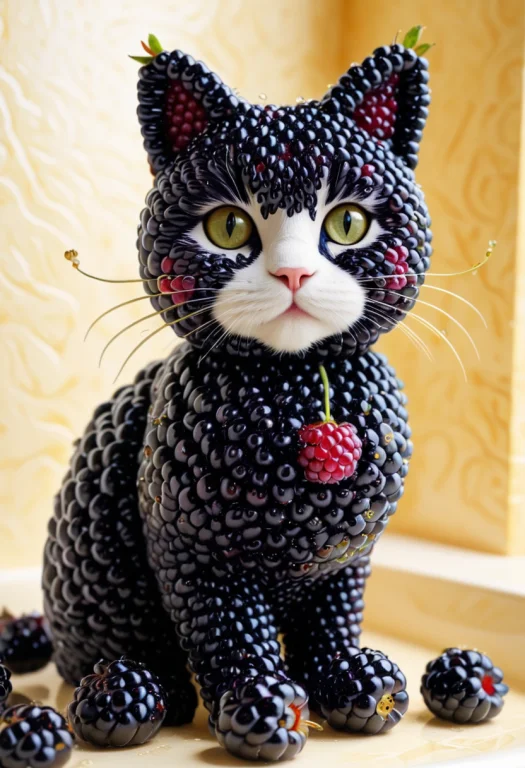 Lorablackberryworldmorth1 Fruit, Blackberryworld Cat Made Of...