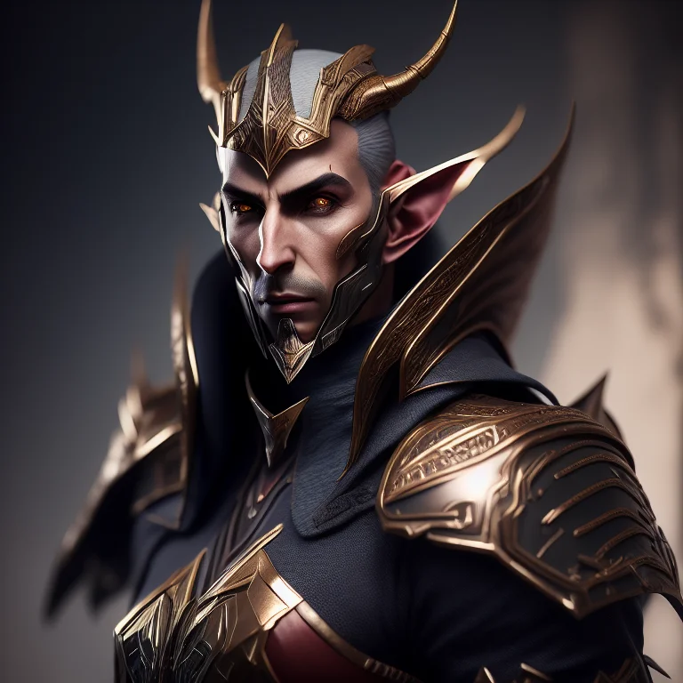 Dreamlikeart High Resolution 34 Portrait Of A High Elf In Ce...
