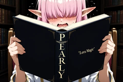 She Is Holding A Open Plain Thick Black Tome, , She Holds Th... — Stable Diffusion AI Prompt: She is holding a open plain thick black tome, , She holds the tome with both han...
