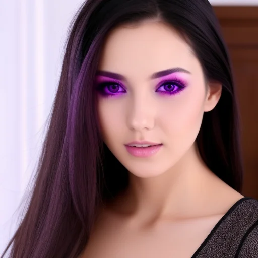 25yo Woman, Clothes, Purpleeyeglow, Loraglowingeyes0.7