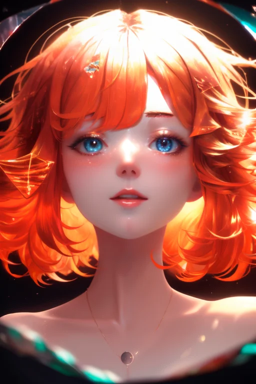 Loraglasshair0.7 Masterpiece, Best Quality, Illustration, 4k...