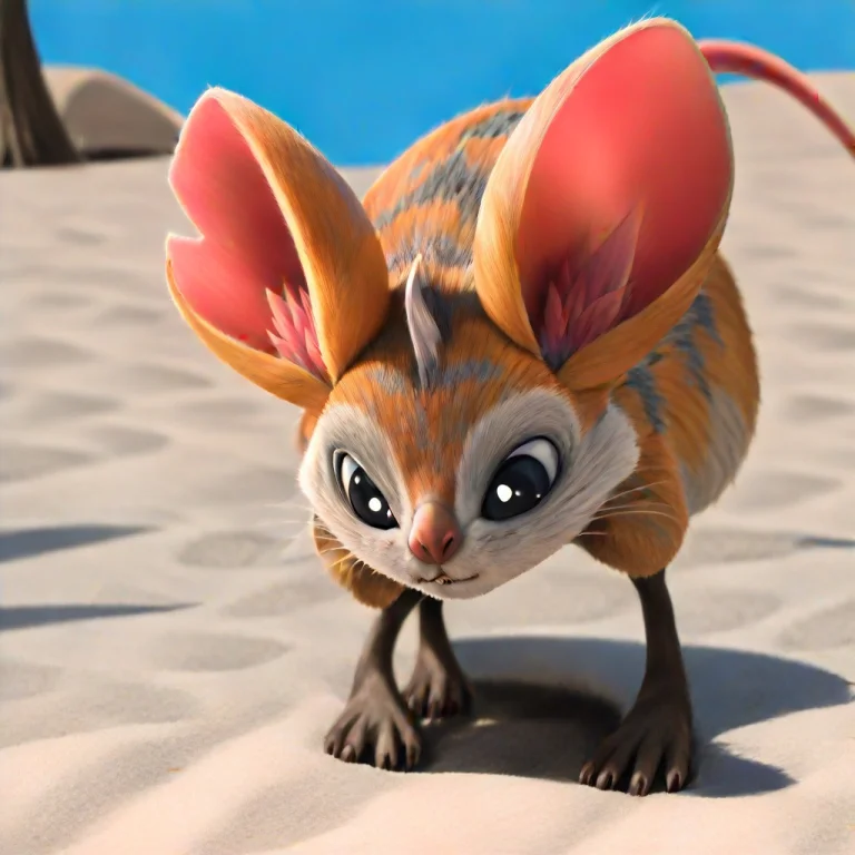 Jerzdf, Jerboa, Rat, Big Ears, Bipedal, No Humans, Solo, Out...