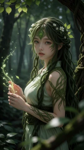 木灵,高清写实风格、细节锐利、肌肤纹理逼真、光影柔美、超高分... — Stable Diffusion AI Prompt: 木灵,高清写实风格、细节锐利、肌肤纹理逼真、光影柔美、超高分辨率 22 岁年轻女性作...
