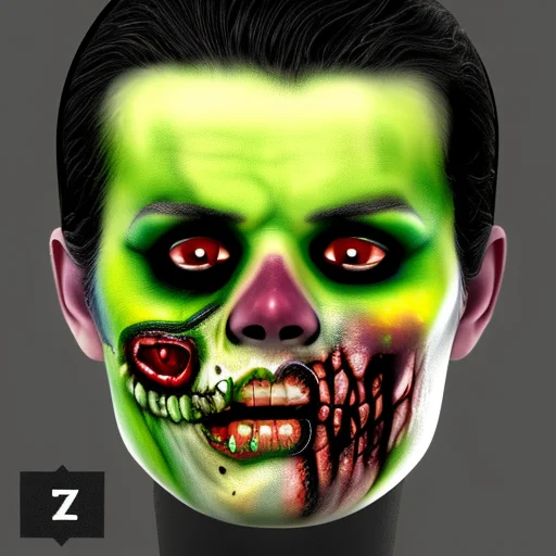 G2fface, Zombie, Photorealistic