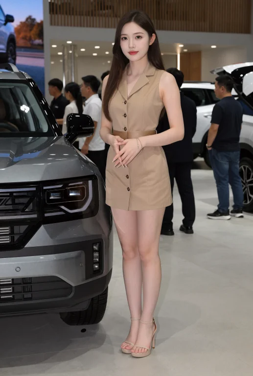 Photograph Of A Slim, Young Asian Woman With Long, Straight...