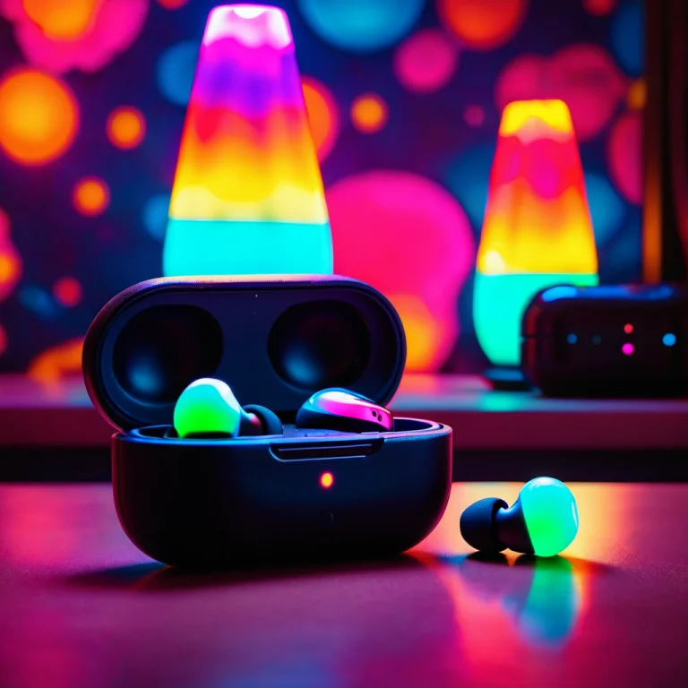 Loratech2lavalampv10.80, Techlavalamp, A Wireless Earbuds Ca...