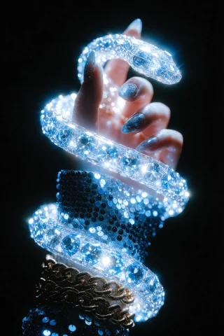 Zidiusart, Surreal Digital Art, Close-up Of A Feminine Hand... — Stable Diffusion AI Prompt: zidiusArt, Surreal digital art, close-up of a feminine hand with long manicured...